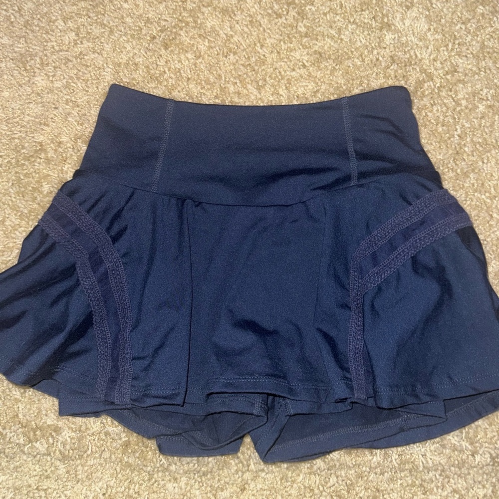 FP Movement by Free People Navy Mini Skirt